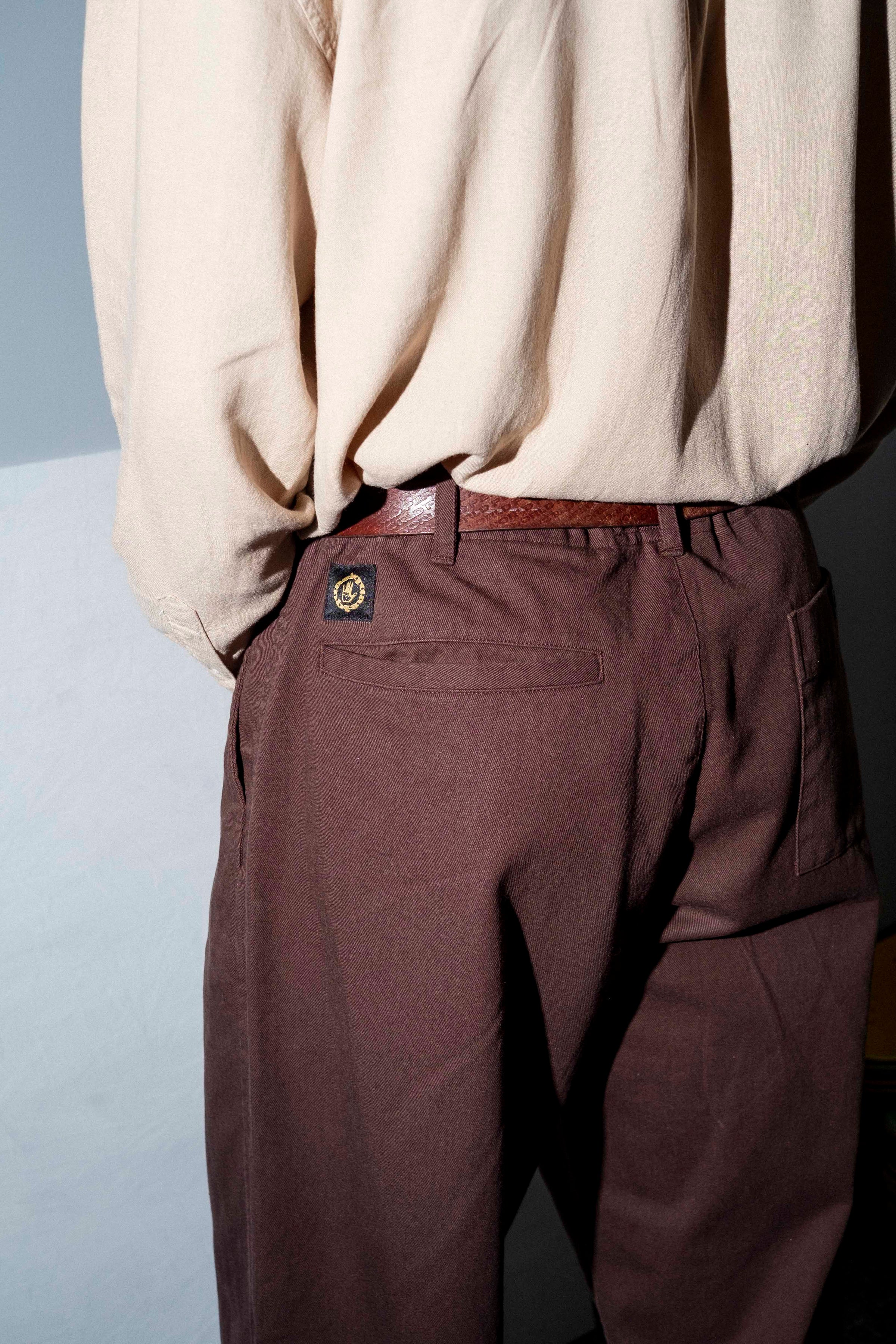 Quasi Warren Trouser Pant - Dark Brown | MOLOTOV SKATESHOP
